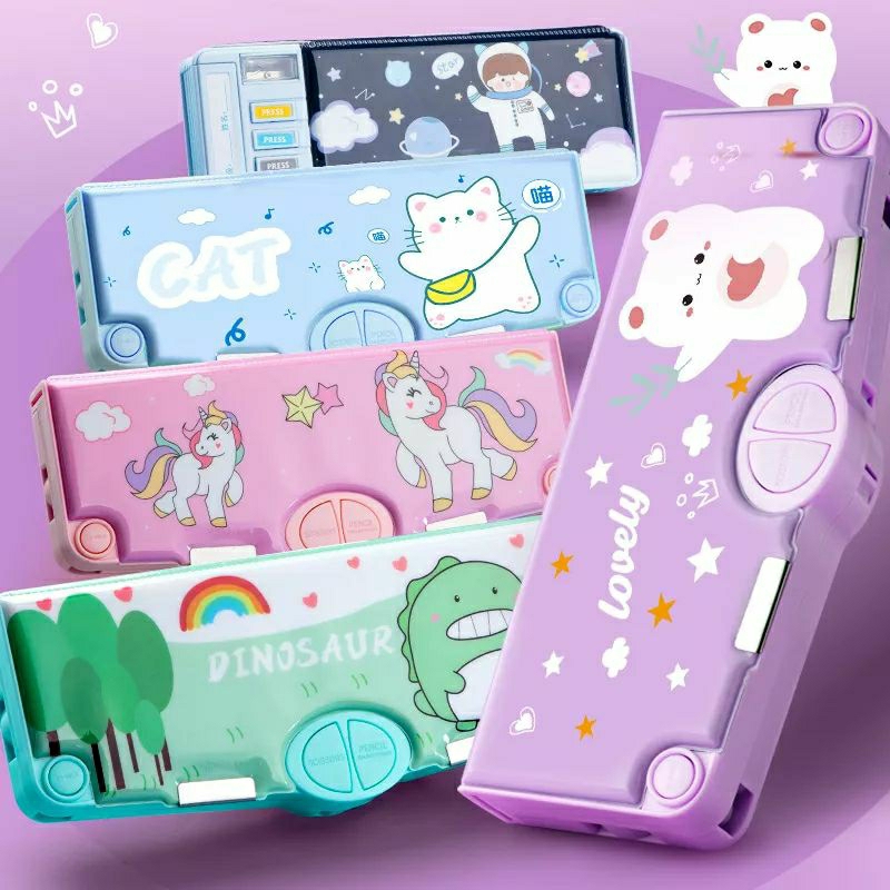 

CEK.DULU TEMPAT PENSIL LUCU ASTRONOT UNICORN DINOSAURUS RABBIT BEAR KOTAK PENSIL TERBARU PENSIL CASE