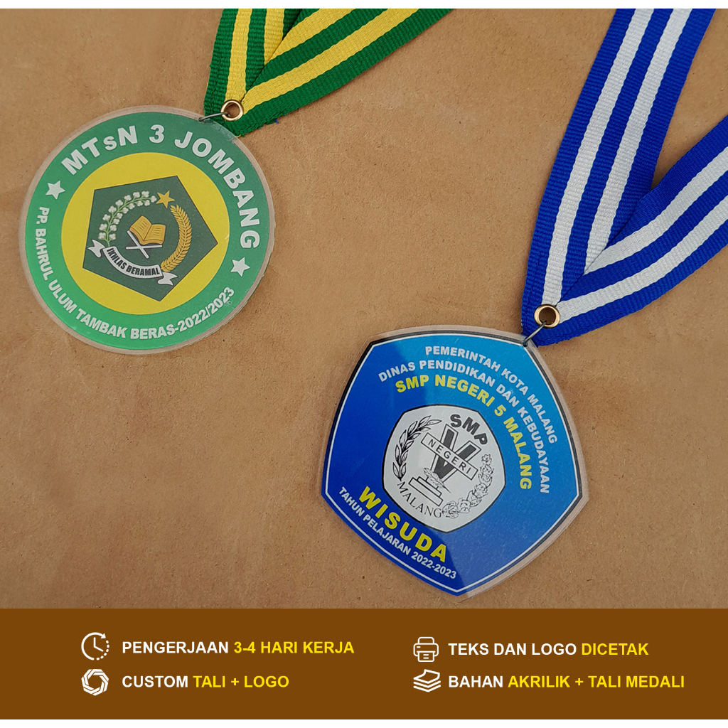 Gordon kalung wisuda akrilik/tali wisuda/kalung wisuda