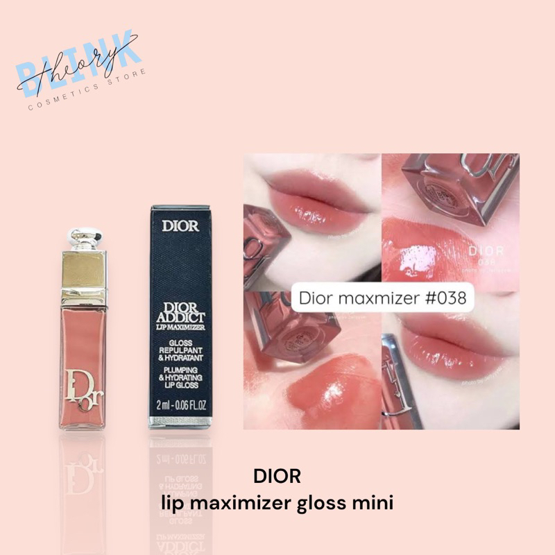 DIOR ADDICT lip maximizer mini 038 rose nude