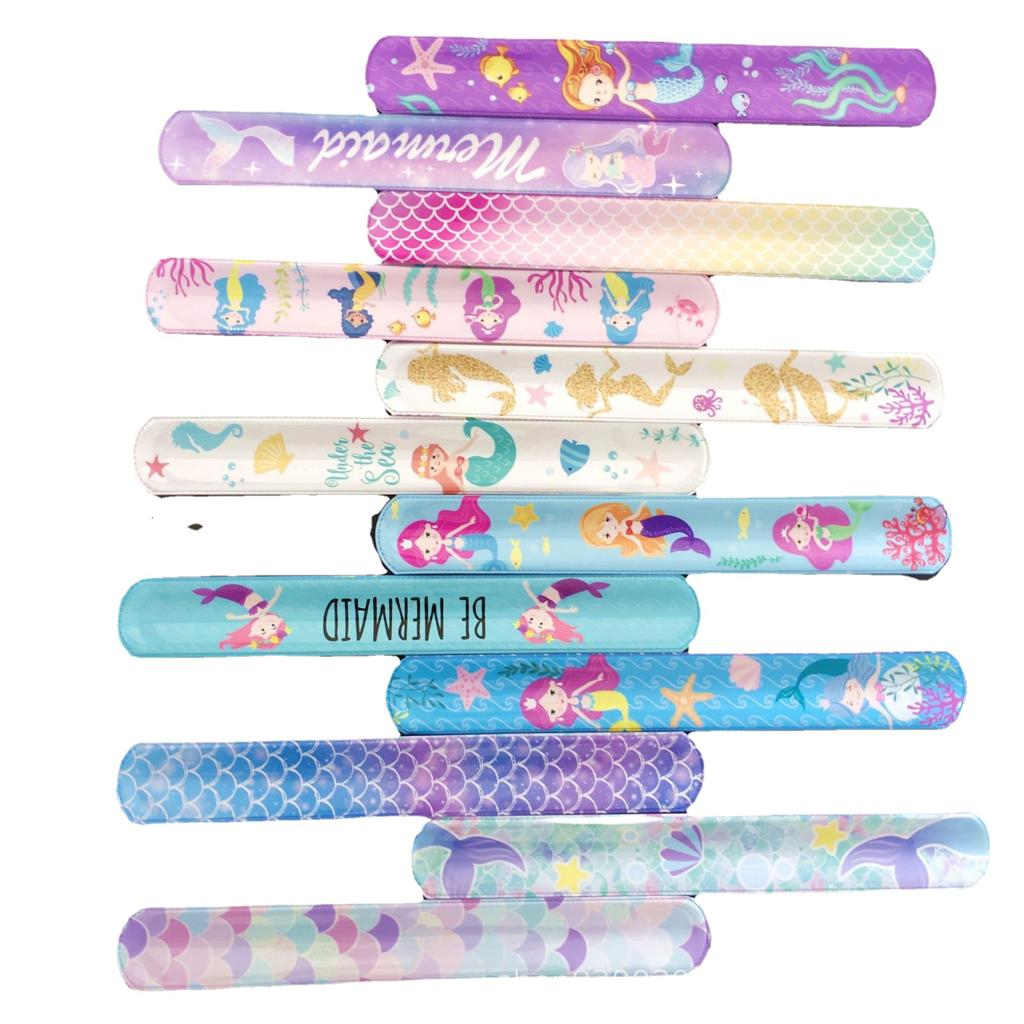 12 PC GELANG PUKUL PENGGARIS GELANG JADUL GELANG TAMPAR CLAP KARAKTER MERMAID PUTRI DUYUNG UNDER THE