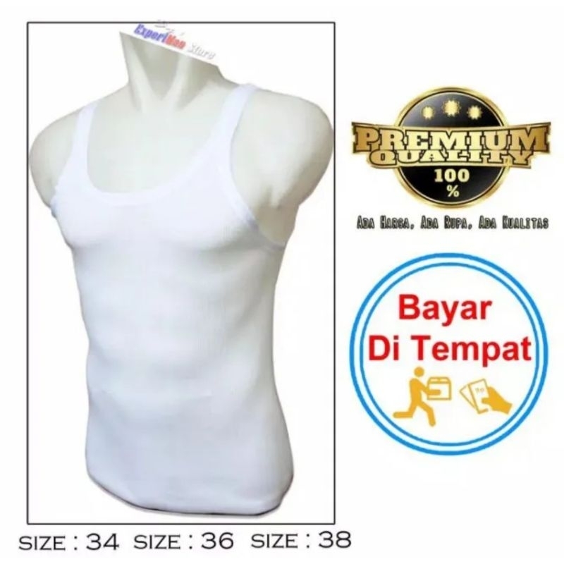 singlet kaos dewasa katun lembut kaos kutang pria