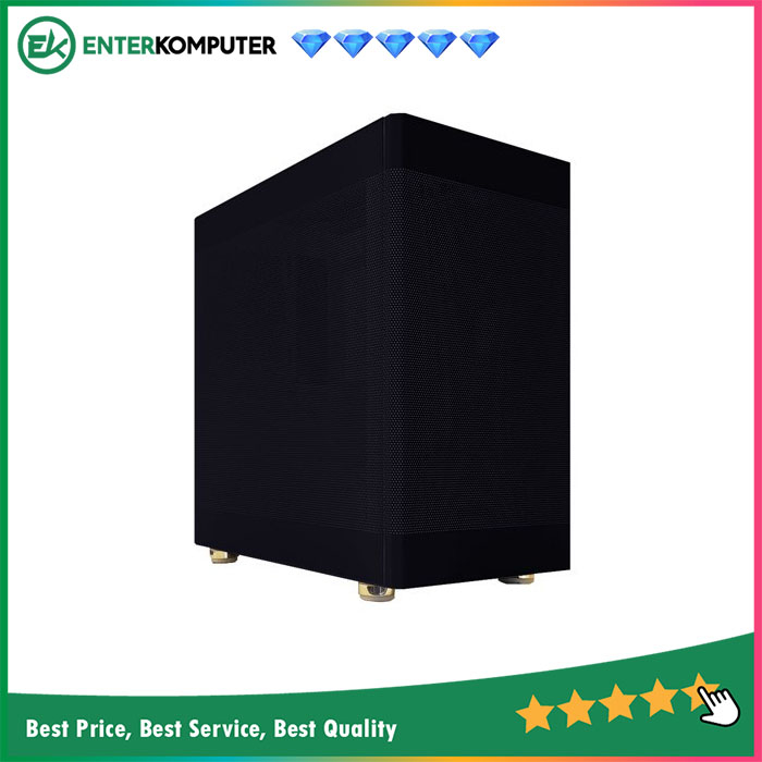 CUBE GAMING AVENT BLACK - mATX - FRONT-TOP & SIDE MESH PANEL