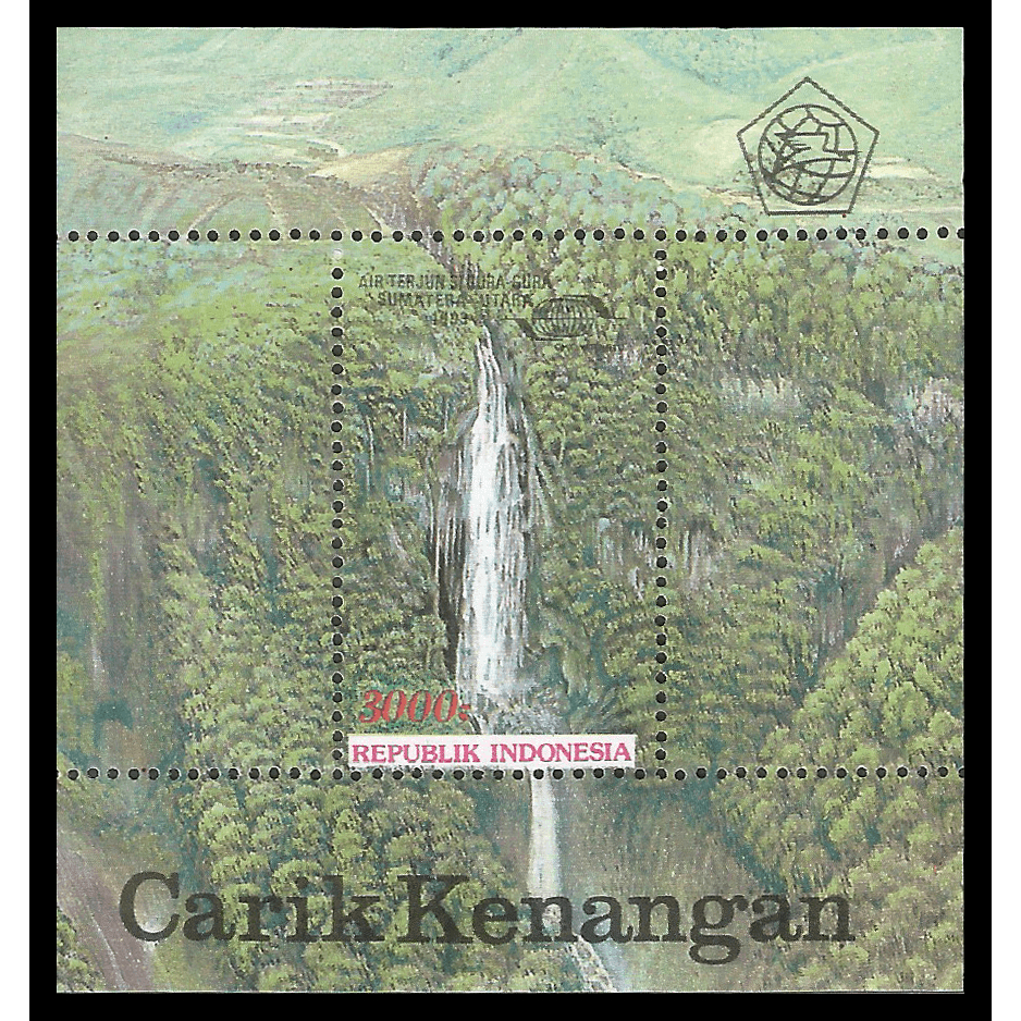 

Souvenir Sheet Prangko Perangko Indonesia Seri Sidang Umum Organisasi Pariwisata Sedunia Ke-X 1993 SS-107 Kondisi Mint