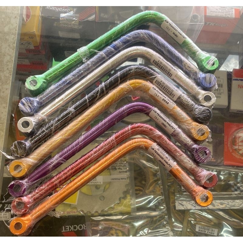 BRACKET BREKET GANTUNGAN TIANG L KNALPOT K2R KAWAHARA ORI100% UNIVERSAL FU NINJA JUPITER VIXION TIGE
