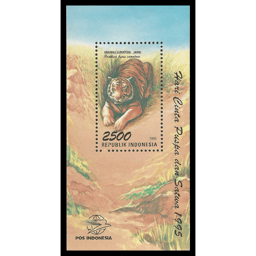 

Souvenir Sheet Prangko Perangko Indonesia Seri Cinta Puspa Satwa 1995 SS-127 Kondisi Mint