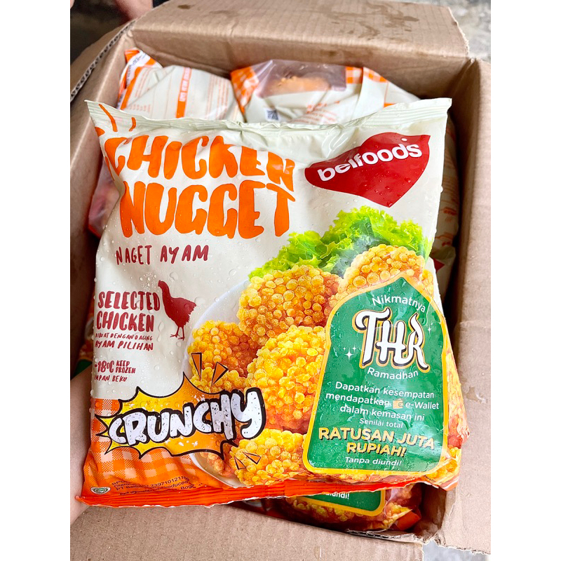 

Belfoods Chicken Nugget Crunchy / Crispy Nugget / Naget Crispy
