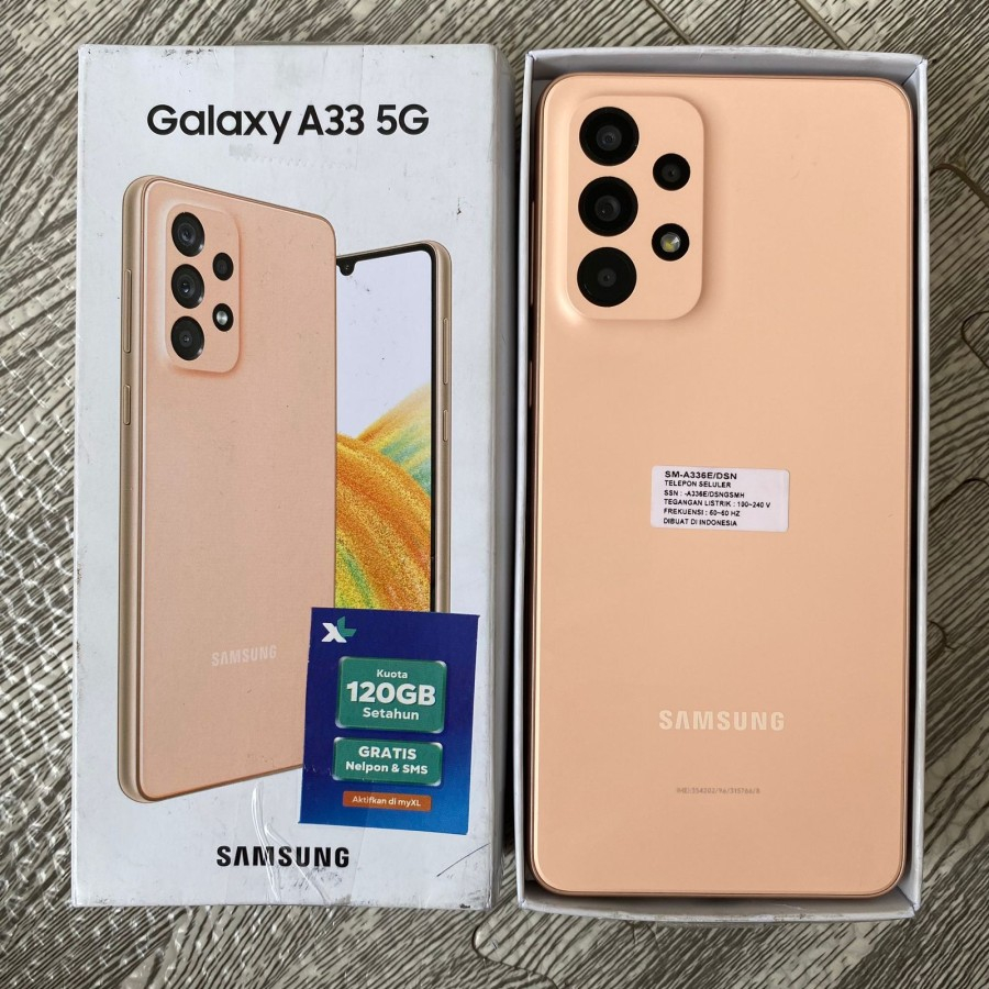 Samsung A33 5G 6/128GB | 8/128GB | 8/256GB Second Fullset Bergaransi