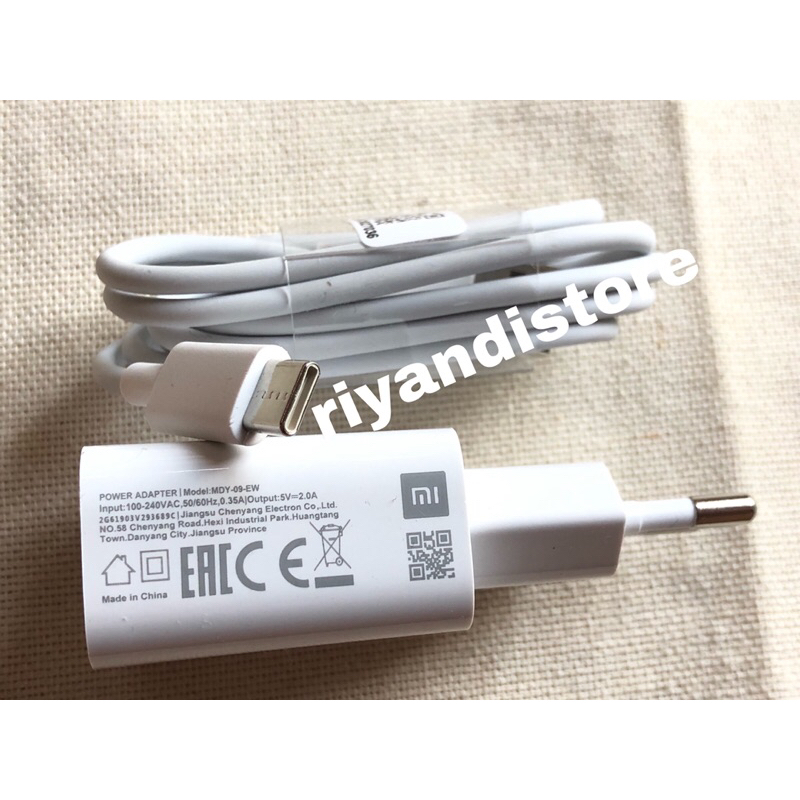 CHARGER xiaom TIPE C MDY 09 EW 10W 2A KABEL TYPE C FOR xiaom REDMI 8 / REDMI 9 / REDMI 10 / REDMI NO