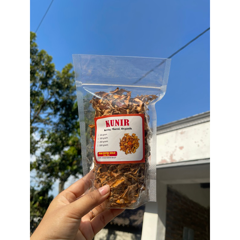 

KUNIR / KUNYIT KERING 100 Gram ( KERING , MURNI , ORGANIK )