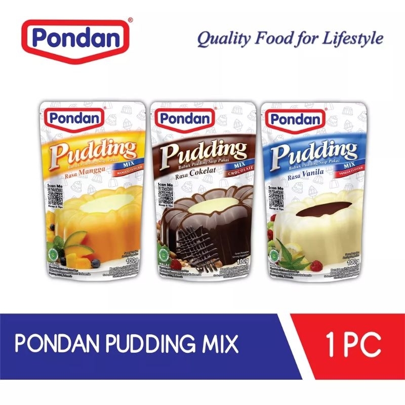 

PONDAN PUDING MIX 100GR