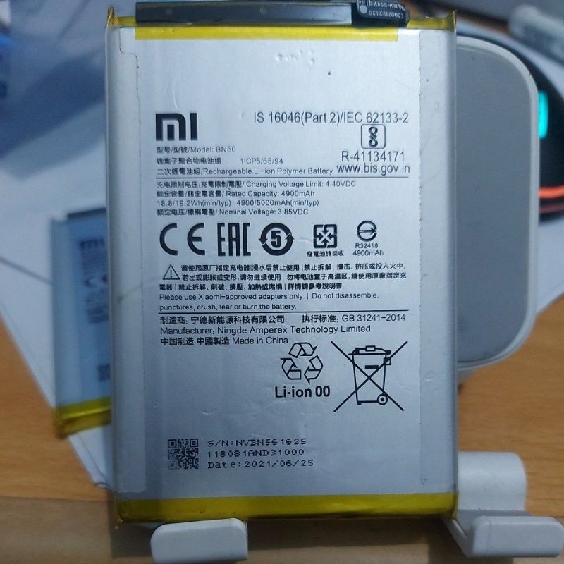 Xiaomi Redmi 9A Bn56 Batre Xiaomi Redmi 9C Batre BN56