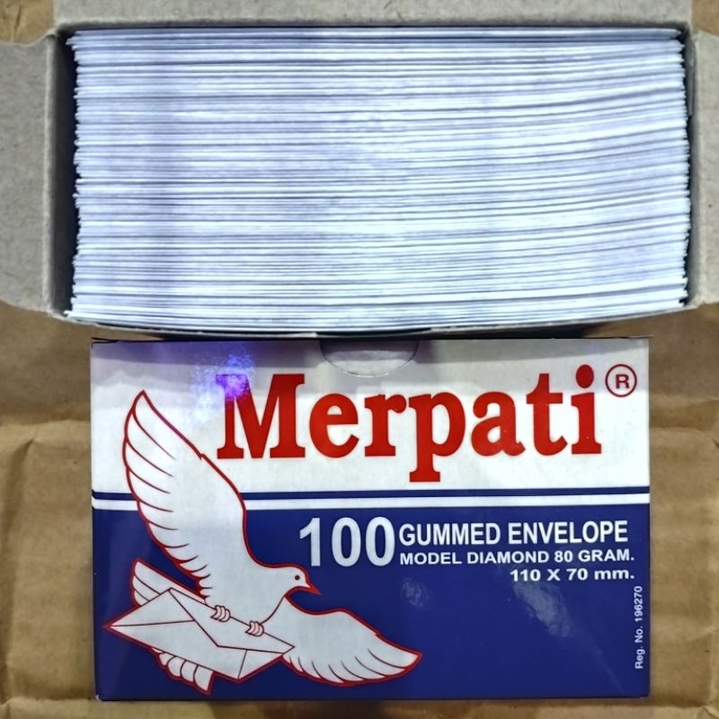 

Amplop kecil merpati putih