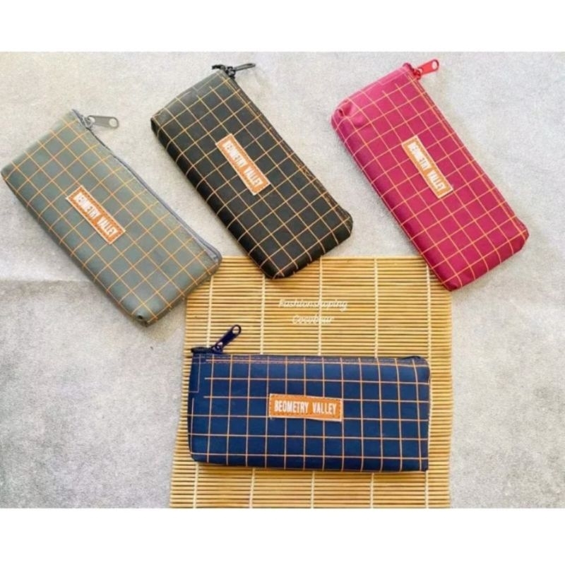 

dompet kotak pensil motif geometri kotak sovenir TERMURAH