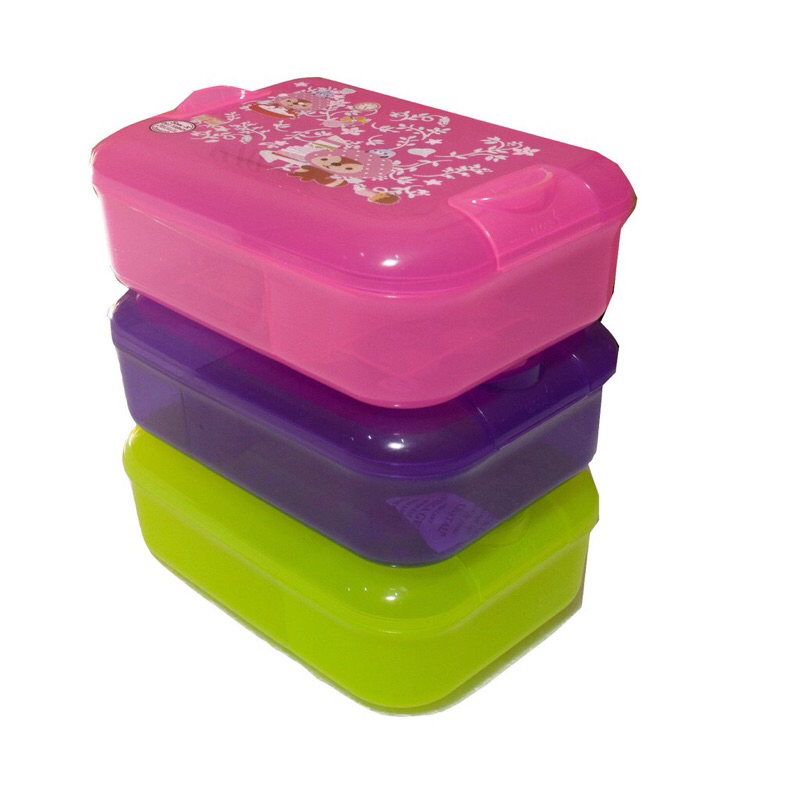 Calista AKAN Lunch box / kotak makan Sekat 2 tempat bekal anak
