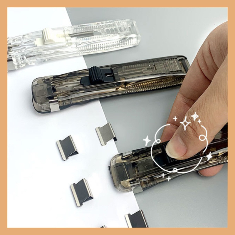 

Portable Metal Penjepit Kertas Stapler Staples clip Reusable/staples/staples mini/staples lucu/ alat kantor/alat sekolah/Mini Portable