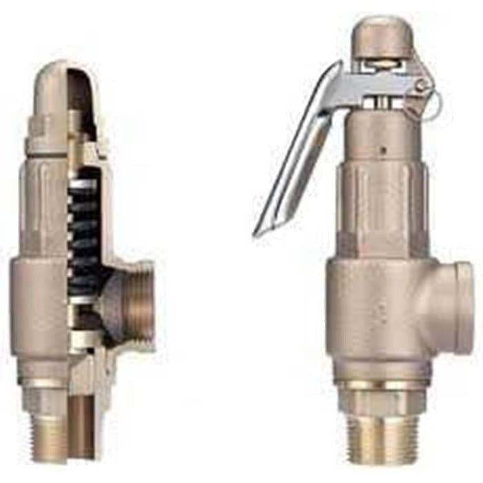Safety Valve 2 inch with Lever - 10 kg kuningan ( 2” )