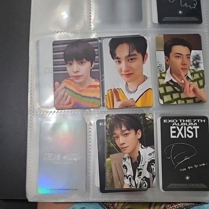 EXO Exist photobook O ver pb cream soda photocard pc xiumin chen sehun minseok jongdae osh d.o kyung