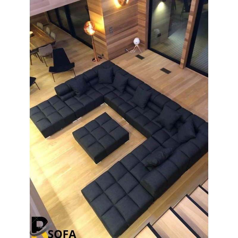 sofa black leter u