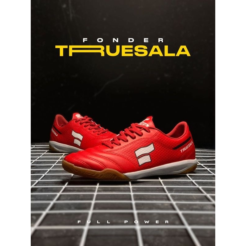 SEPATU FUTSAL FONDER TRUE SALA RED WHITE