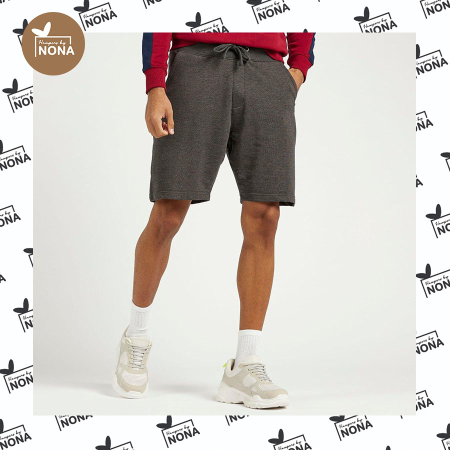 Celana Pendek Pria Dewasa | Celana Hitam Pendek Pria | Max Fashion Ribbed Mid-Rise Knit Shorts With 