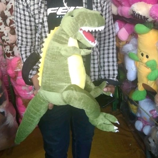 BONEKA DINOSAURUS T REX BESAR SET MAINAN KARAKTER KADO HADIAH ULTAH COWOK CEWEK DEWASA DAN ANAK MAIN
