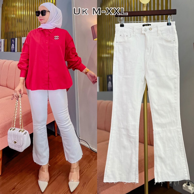 JEANS PUTIH CUTBRAY IMPORT BKK ORI MJS