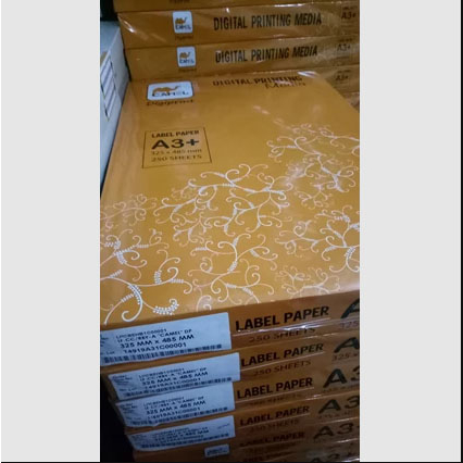 

bahan Kertas Stiker Bontak A3+ Stiker Chromo Bontax / Sticker Digital Printing