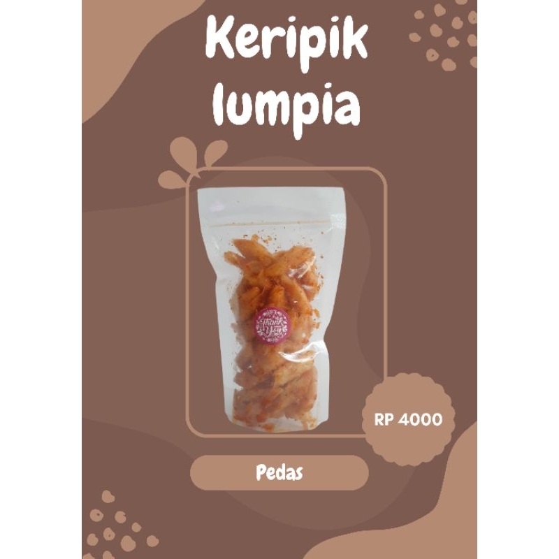 

kripik lumpia pedas