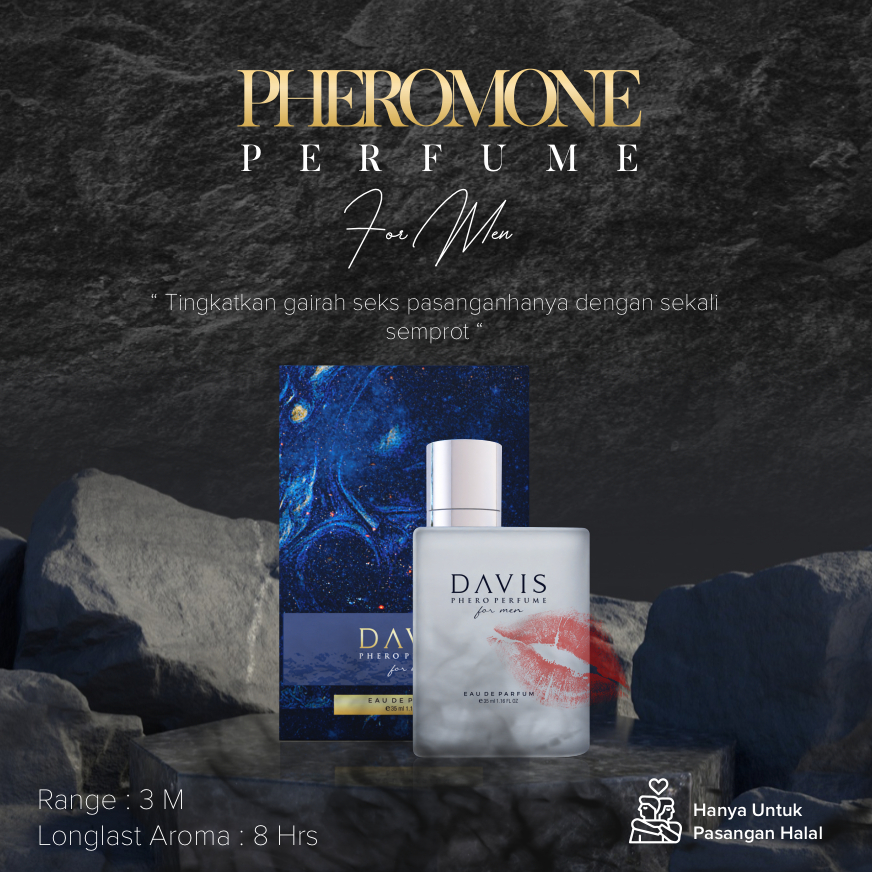 Parfum DAVIS Original Pheromone Parfum Pemikat For Men Him