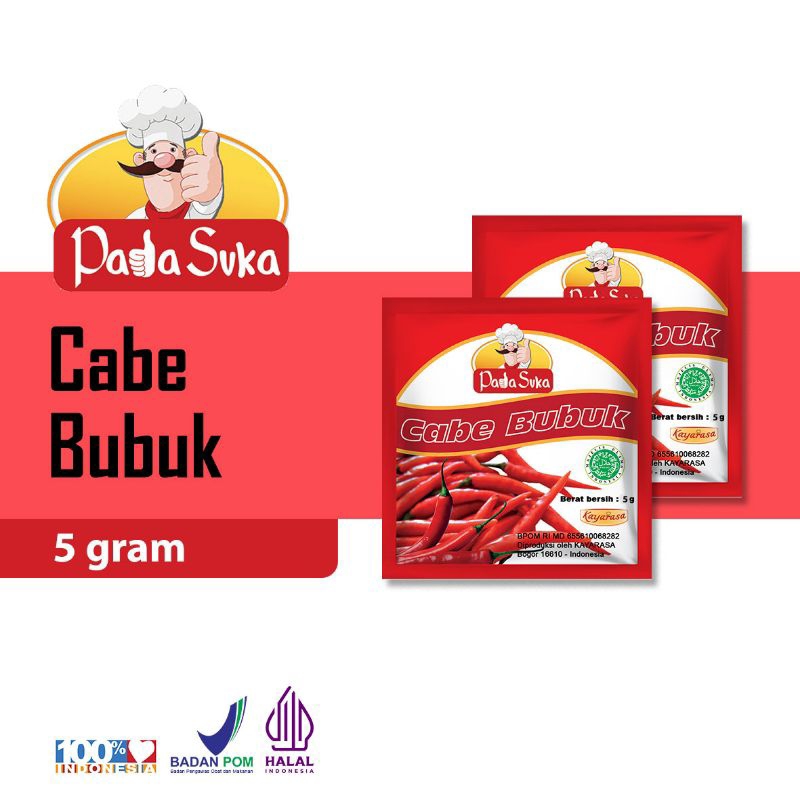 

PADASUKA CABE BUBUK 5GR CABE BUBUK
