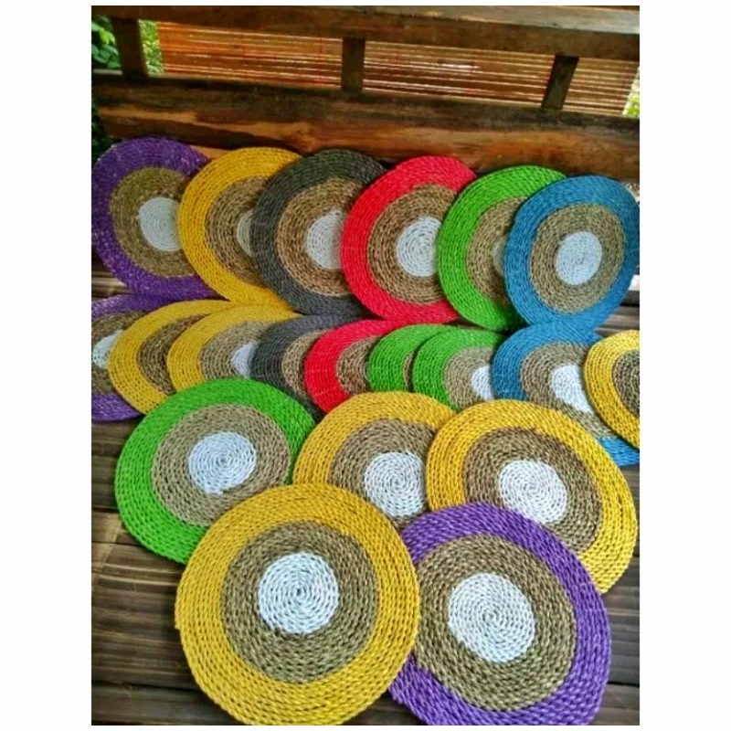 Plismet Placemat 40cm / Bisa Request Warna /  Hiasan Alas Meja / Tatakan piring / hiasan dinding