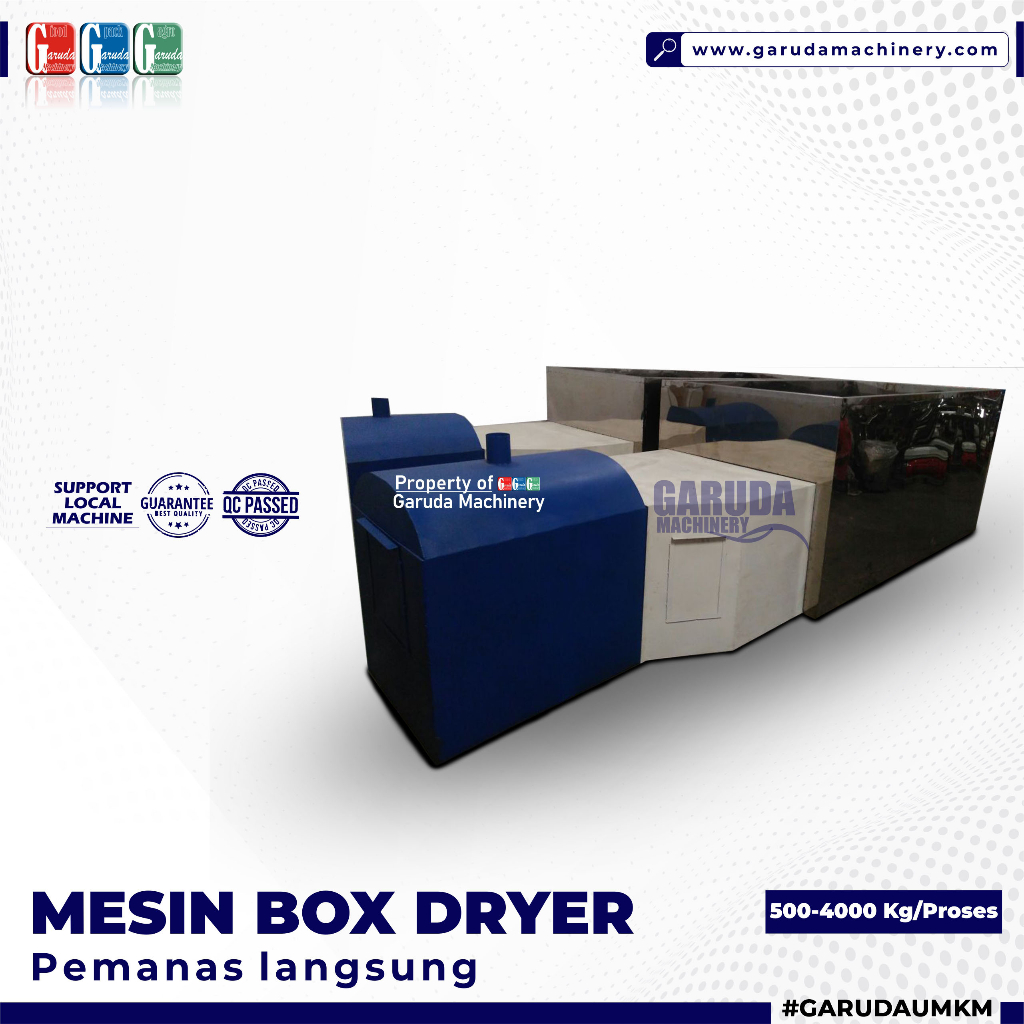 MESIN BOX DRYER - PENGERING PADI, JAGUNG, KOPI 500KG - 4 TON / PROSES