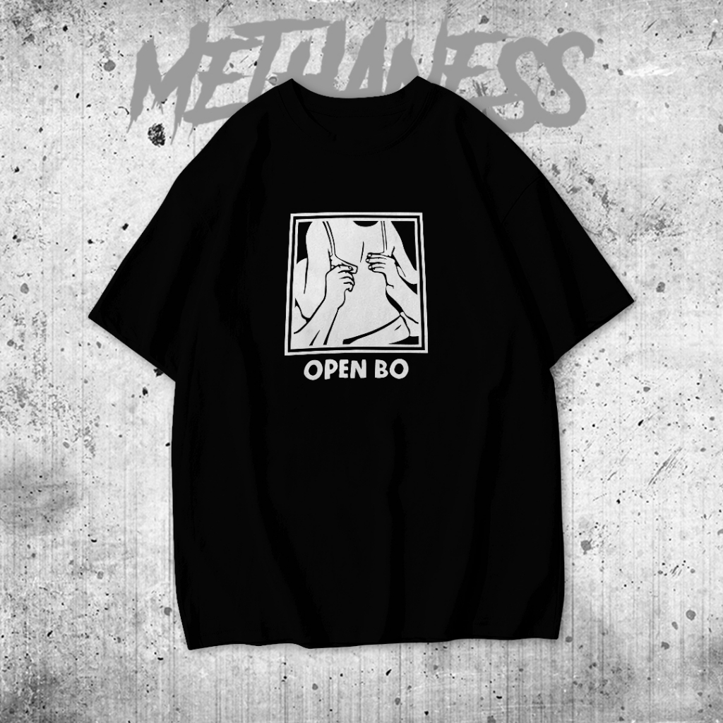 Kaos distro OPEN BO baju pria wanita terlaris dan murah