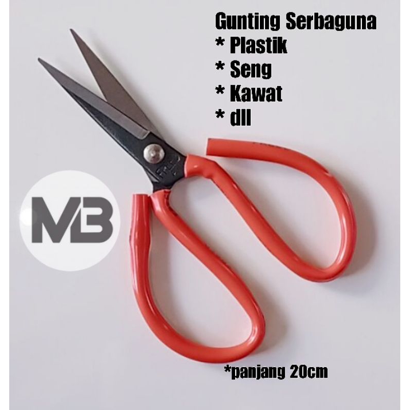 

Gunting Serbaguna l Gunting Kulit Seng Kawat Plastik Kertas