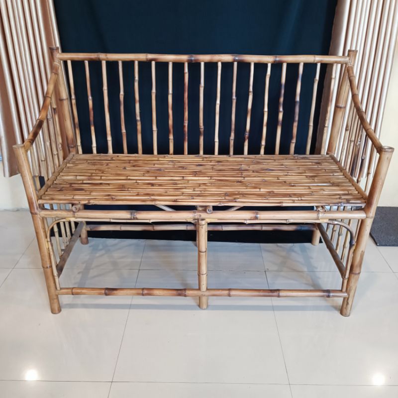 kursi panjang bambu cendani