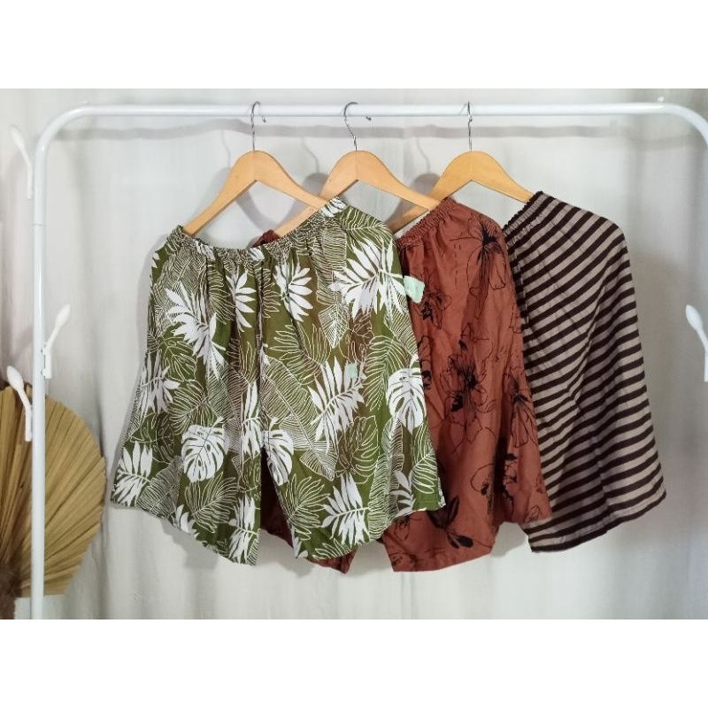 Celana pendek dewasa rayon rijek murah