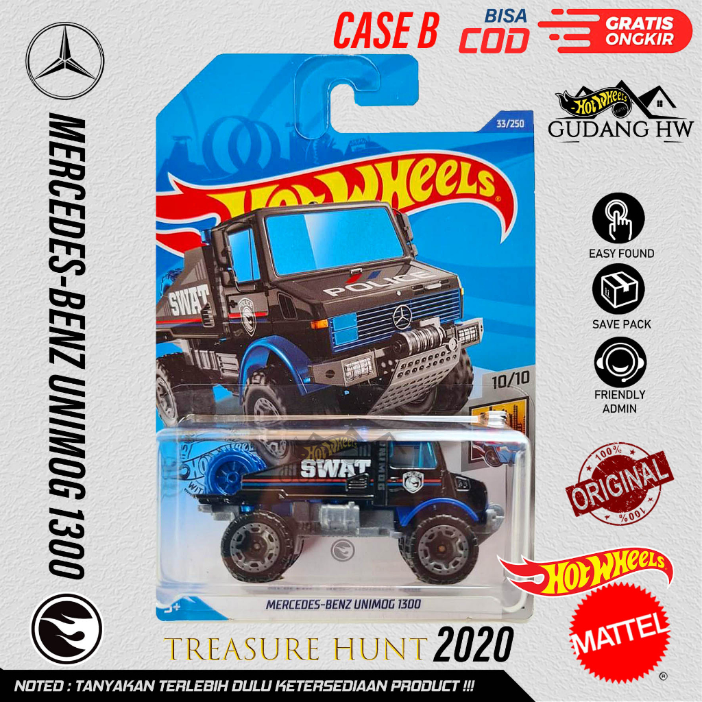 HOT WHEELS MERCEDES UNIMOG