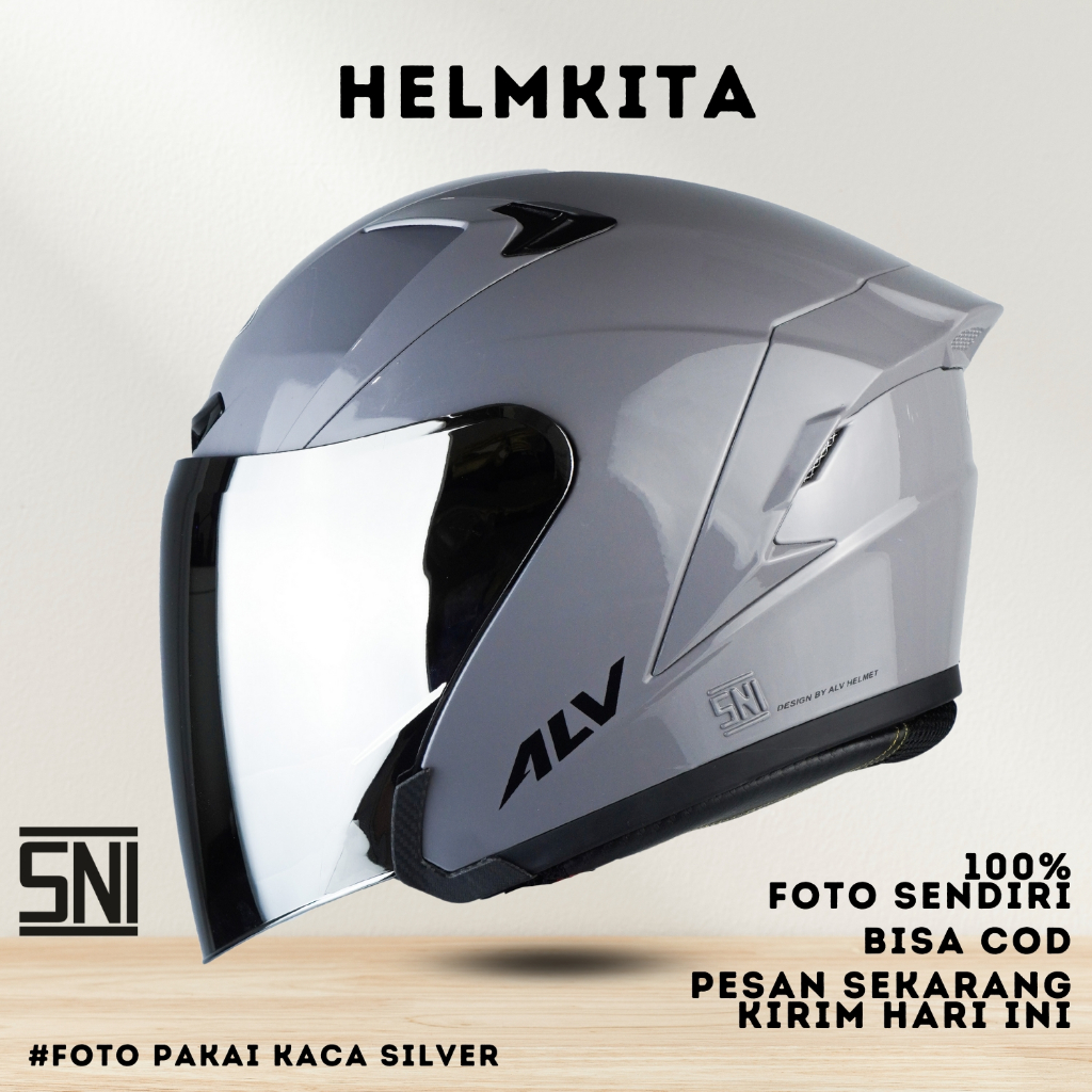 HELM ALV ULTRON HELM HALF FACE HELM SNI