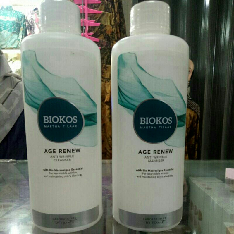 Biokos Age Renenw Anti Wrinkle Cleanser 460ml / Cleanser Biokos Packing Salon