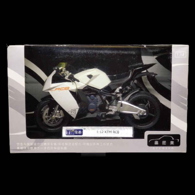 Miniatur Diecast motor Joycity Automaxx KTM RC8 1:12