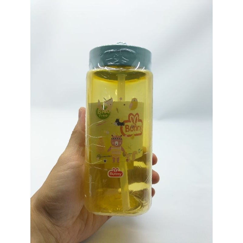 Botol Minum Anak Dengan Sedotan Motif Karakter BPA Free 420 ml