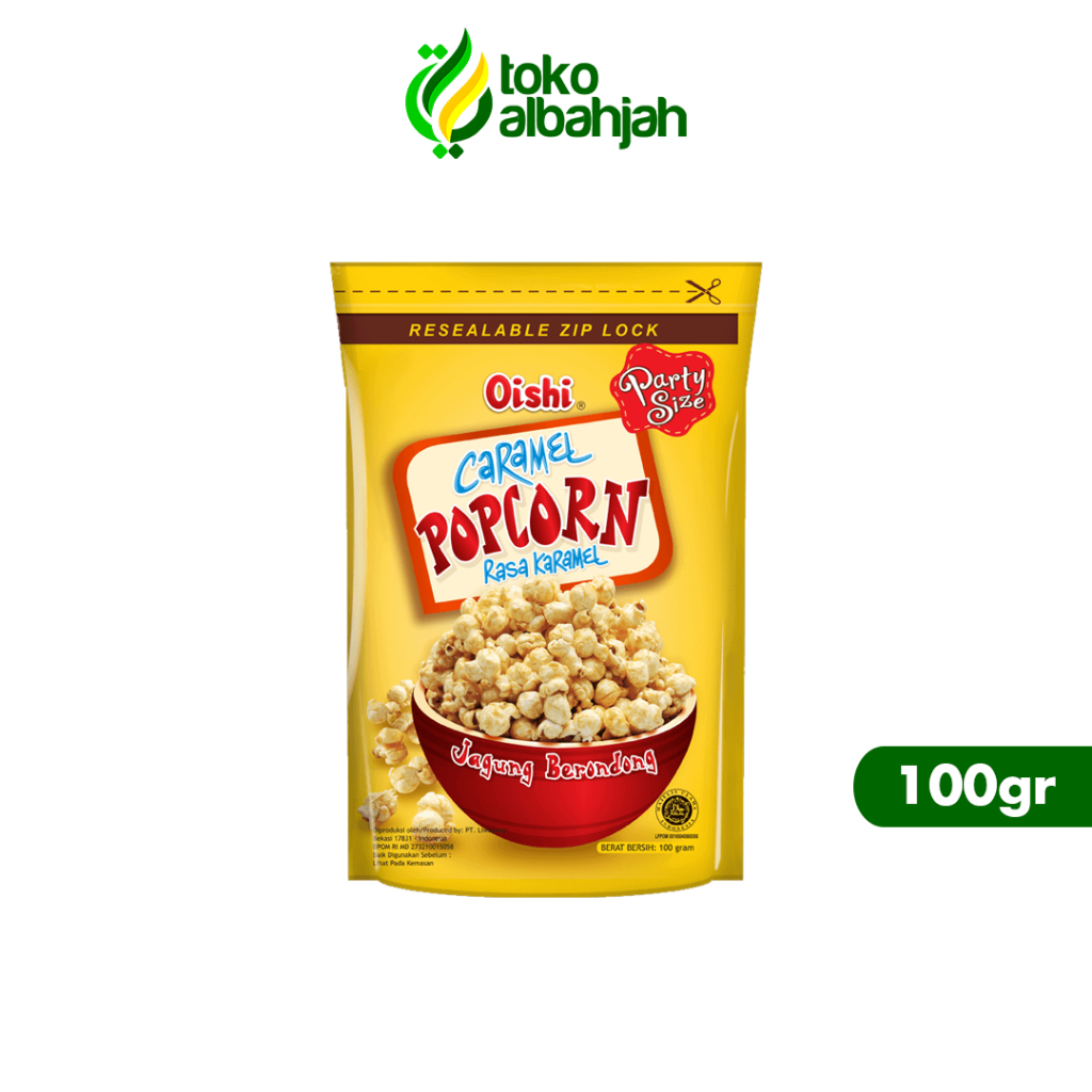 

Popcorn Rasa Karamel 100 Gr Jagung Berondong