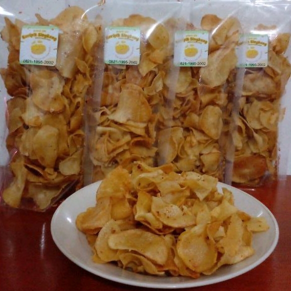 

Keripik Singkong Bawang | Keripik Cisaga | 500 gram