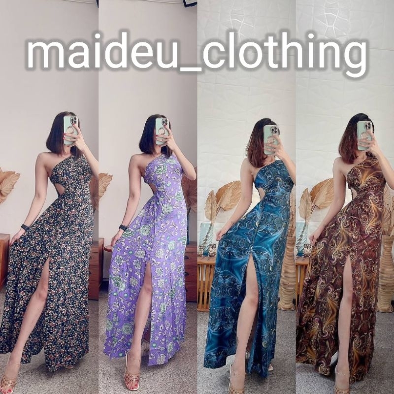maideu clothing | bodycon | dress pantai | beach dress | summer | bunga bunga
