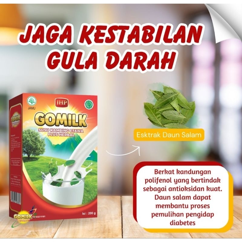 

GOMILK Susu Kambing Etawa (+bonus)