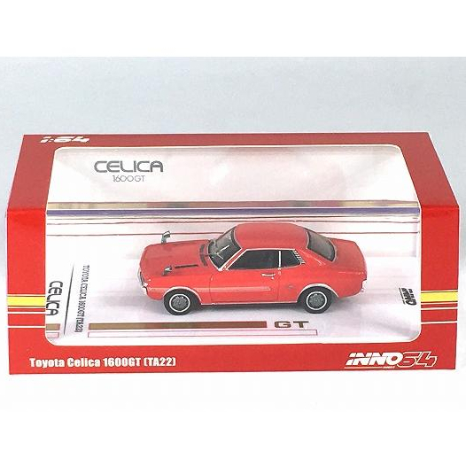 IN64-1600GT-RED INNO64 TOYOTA CELICA 1600GT (TA22) RED