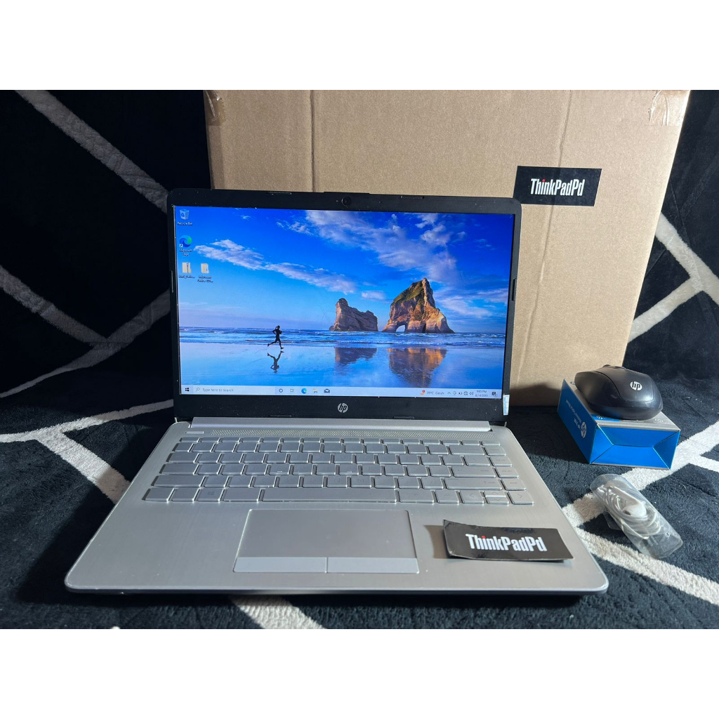 Laptop HP 14s AMD Athlon Gold 300u SSD Slim Murah