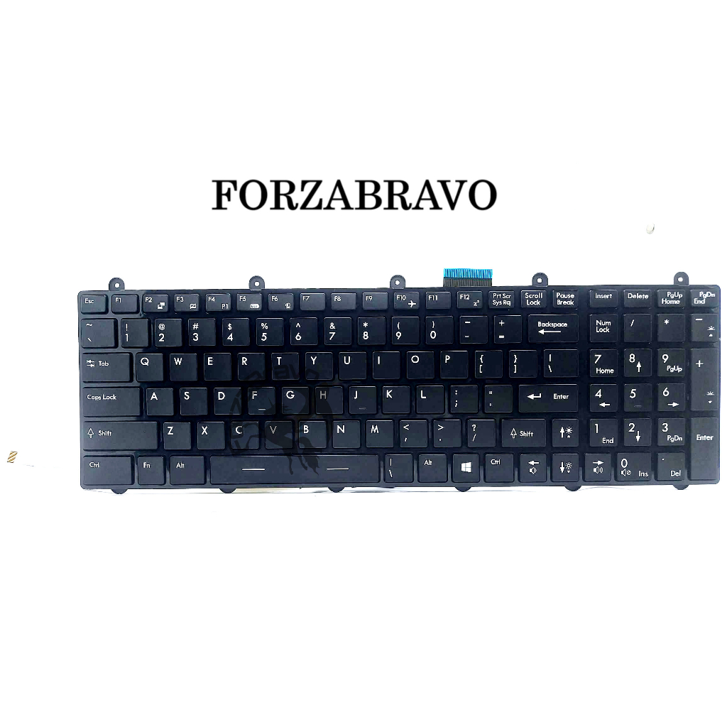 Keyboard MSI MS-16ga MS-16gc MS-16gh MS-1756 MS-1757 MS-1762 MS-1763 Backlight
