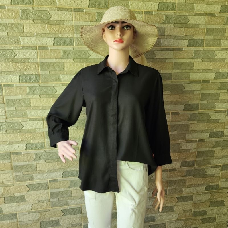 Kemeja Blouse Atasan Wanita DUST Original