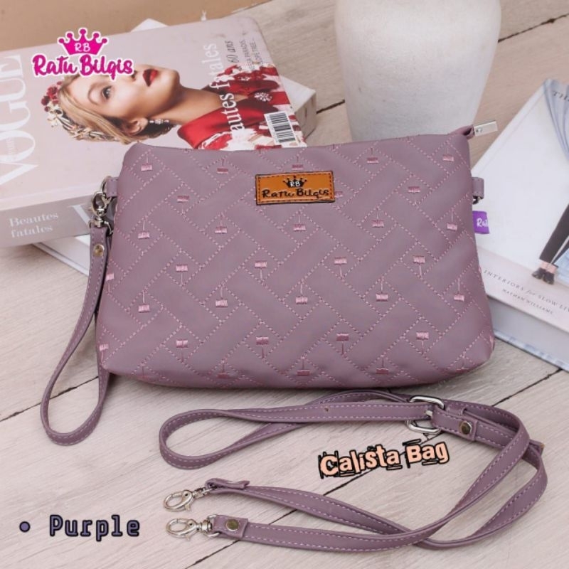 Calista bag by ratu Bilqis tas selempang wanita tas 2in1 tas murah